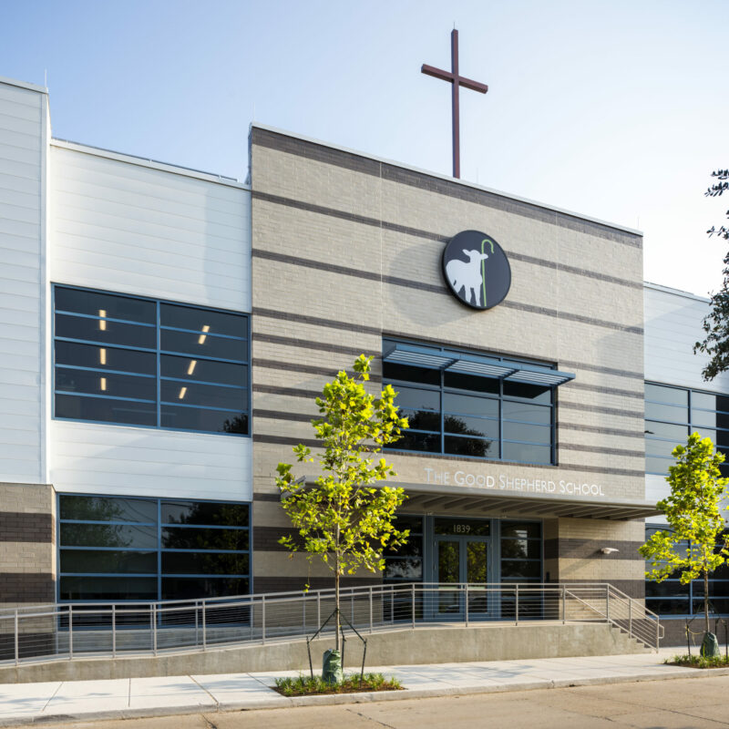 Catholic school exterior