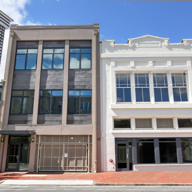 Historic building facade